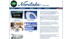 Desktop Screenshot of noritake.de