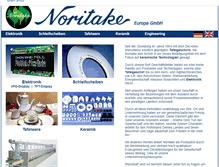 Tablet Screenshot of noritake.de