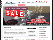 Tablet Screenshot of noritake.lk